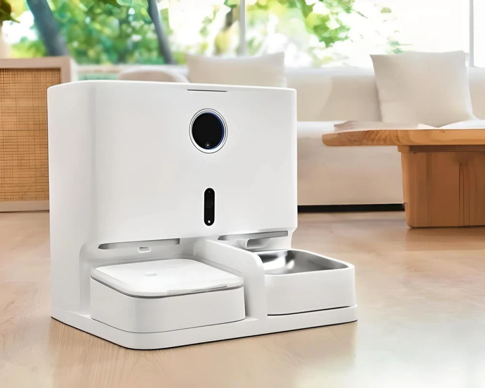 robot automatic pet feeder